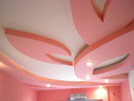 Plafond suspendu figuré