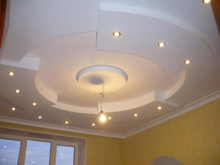 Plafond en plaques de plâtre